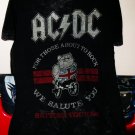 ac dc for those about to rock we salute you british tour 1982 official M tee