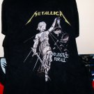 metallica justice for all official MINT M tee - load reload hard rock tick tock