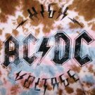 ac dc high voltage official M women tee - angus malcom bon hard rock overdose