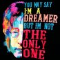 john lennon you may say i'm a dreamer MINT vintage M tee - beatles yoko imagine epiphone guitar