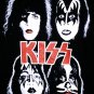 kiss classic profile logo new 2xl tee - glam rock gene paul ace peter dynasty