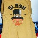 slash official boy- girl size 11-12 top hat-skull-star eyes tee - guns n roses snakepit rock