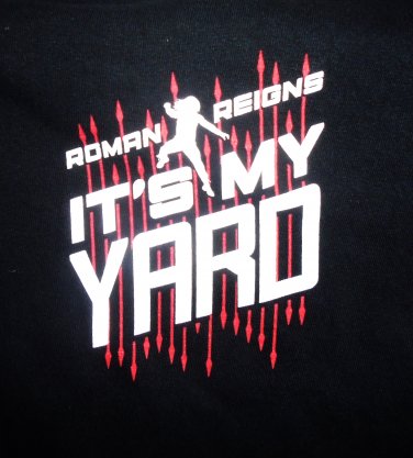 roman reigns it's my yard mint M youth wwe tee - wrestler champ bloodline usos