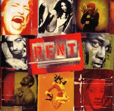 rent broadway cast NEW 1996 2 cd set - stage & screen new york artsy rock opera