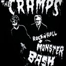 cramps rock n roll monster bash L tee - punk rockabilly guitar pioson ivy cbgb