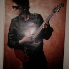 lou reed schecter guitar new york 1983 rare vintage poster - mistrial punk rock transformer