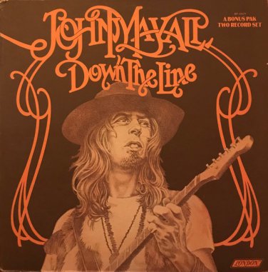john mayall down the line 2 lp rock set - blues breakers clapton mick taylor