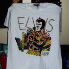 elvis presley mint official glitter name 1989 tee - jailhouse rock n roll king