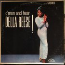 della reese c'mon and hear vintage 1985 lp - actress blues jazz pop amen gospel