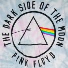 pink floyd dark side of the moon tie dye mint official 2xl tee - madcap syd sleep money