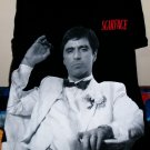 scarface al apacino profile L tee - mob mafia crime classic movie godfather don