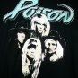 poison band logo official woman m tee - glam hard rock bret michaels play dirty