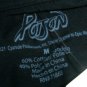 poison band logo official woman m tee - glam hard rock bret michaels play dirty
