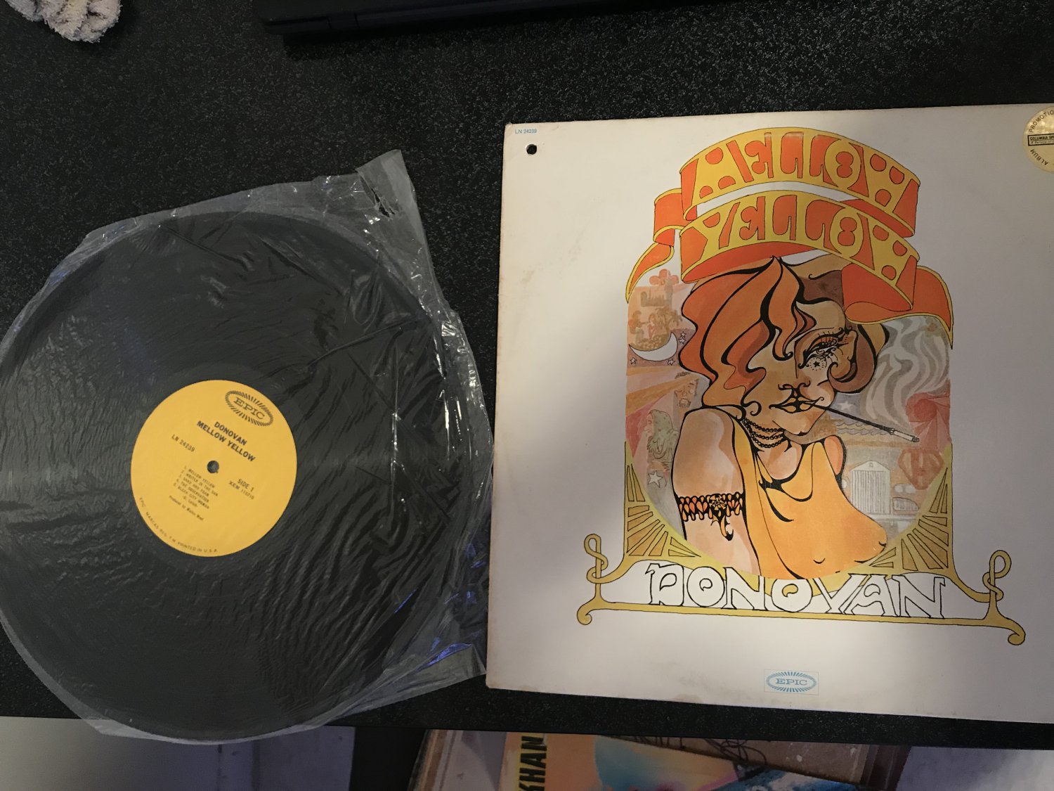 donovan mellow yellow vintage rare 1967 PROMO lp - folk rock psychedelic
