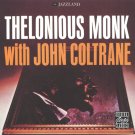 Thelonious Monk With John Coltrane Remastered 1998 Jazz Cd - hard bop piano saxophone