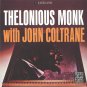 Thelonious Monk With John Coltrane Remastered 1998 Jazz Cd - hard bop piano saxophone