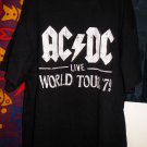 ac dc highway to hell world tour 1979 L unisex tee - angus malcom bon hard rock
