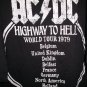 ac dc highway to hell world tour 1979 L unisex tee - angus malcom bon hard rock