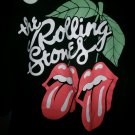 rolling stones new official 2 tongue logo w m tee - jagger keith angie flowers