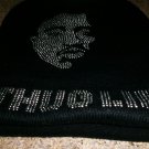 thug life vintage 1990s black silver sparkle beanie cap 1 size unisex - hip hop ice t snoop thug life vintage 1990s black silver sparkle beanie cap 1 size unisex - hip hop ice t snoop