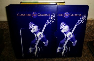 various the concert for george harrison 2 dvd & book 2002 slip case box set - batles ravi