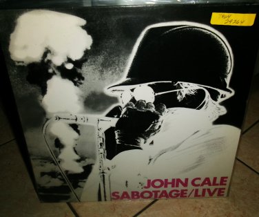 john cale sabotage live new 1979 rare usa lp - velvet underground cbgb nyc punk