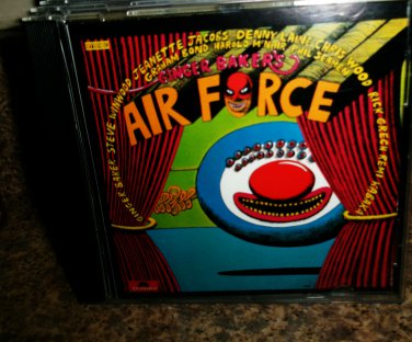 ginger baker airforce 1989 rare cd - drums cream toad winwood afro jazz rock
