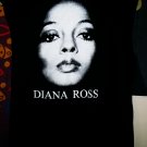 diana ross 1970s lp cover M 2024 usa tour tee women tee - supremes diva r&b pop