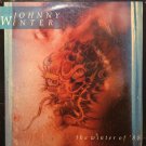 johnny winter of 88 mint lp - texas guitar slinger blues rock rain lighting