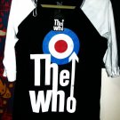 the who official new uk red whit blue circle target logo long sleeve tee - tommy the who official new uk red whit blue circle target logo long sleeve tee - tommy