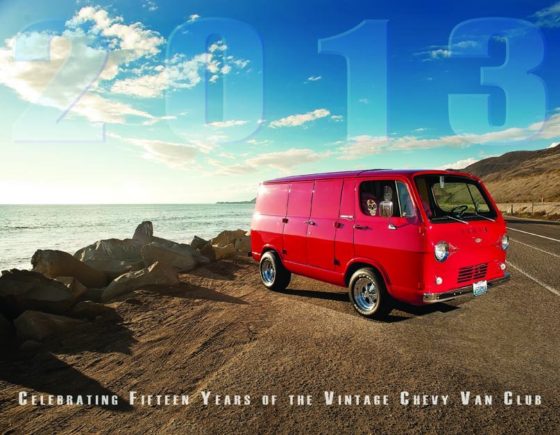 2013 Vintage Chevy Van Club Calendar