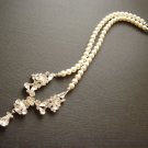 Hollywood Swarovsi Wedding Pearl Necklace - Matching Bridal Set