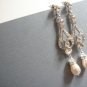 Long Bridal Swarovski Pearl Earrings - Theme Wedding E031