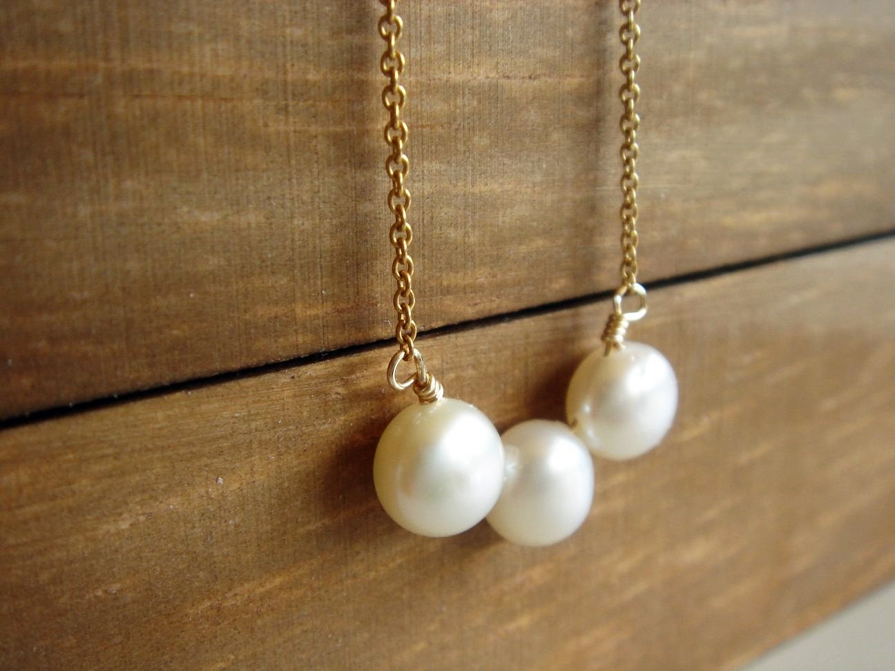 Sensitive Skin Necklace - 14k Gold Filled Freshwater Pearl Gift