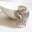 Wedding Orchid Hair Comb - Faux Pearl Flower - Gift Under 20 CB001