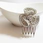 Wedding Orchid Hair Comb - Faux Pearl Flower - Gift Under 20 CB001