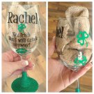 Glitter Base Wine Glass