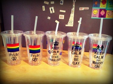 Gay Pride Tumblers