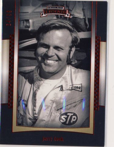 2012 Press Pass Legends Red #7 Jerry Cook
