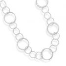 TERRIFIC 24" Diamond Cut Link Necklace - MSRP $159.00
