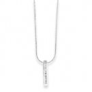 SS White Ice Diamond Necklace - QW294-18