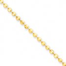 14K 3.0mm D/C Ball Chain Style: PEN249-18