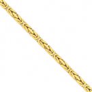 14k 6.50mm Byzantine Chain Style: BIZ180-20