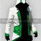 Assassin's Creed III Connor Greem And White Jacket Cosplay Costume
