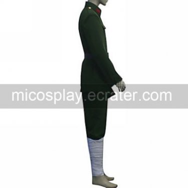 Hetalia China Wang Yao Army Uniform Cosplay Costume