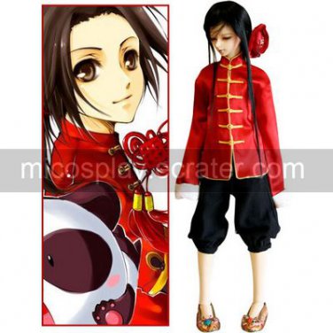 Hetalia Axis Powers China Wang Yao Cosplay Costume