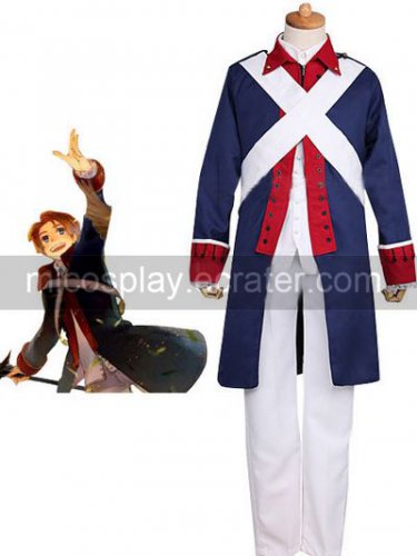 Axis Powers Hetalia America Independence War Cotton Uniform Cloth Cosplay Costume