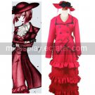 Black Butler Madam Red Angelina Dalles Halloween Cosplay Costume