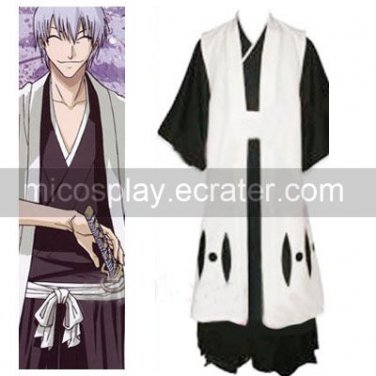 Bleach 3rd Division Captain Ichimaru Gin Halloween Cosplay Costume