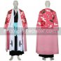 Bleach 8th Division Captain Kyouraku Shunsui Halloween Cosplay Costume